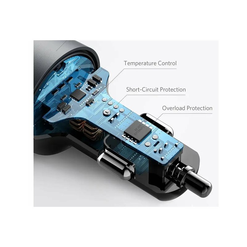 انكر باوردرايف 3 دوو شاحن سيارة 48 واط